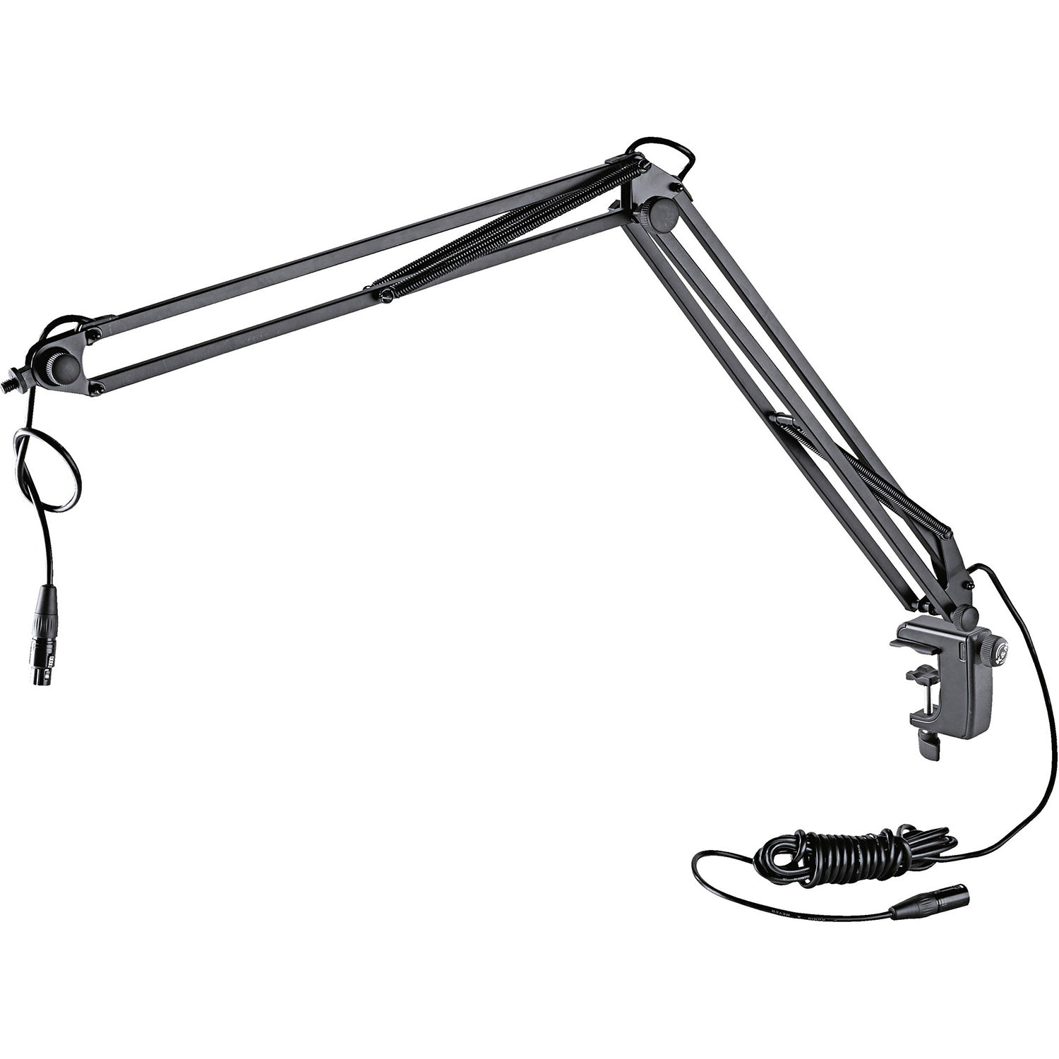 K&M 23850 Broadcast Microphone Desk Arm with Clamp - Hollywood DJ