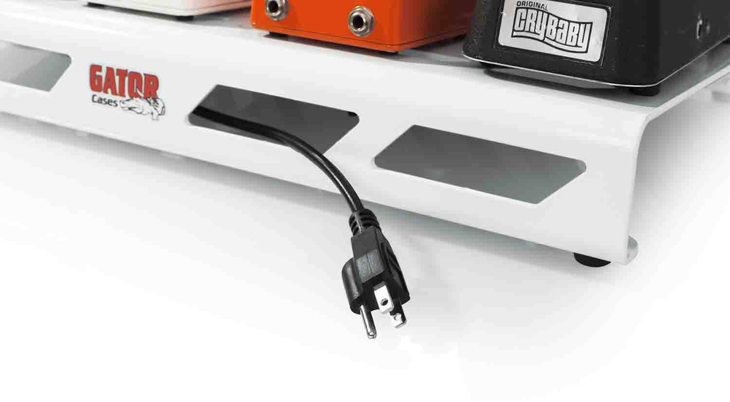Gator Cases GPB-BAK-WH Large Pedal Board with Carry Bag - White - Hollywood DJ