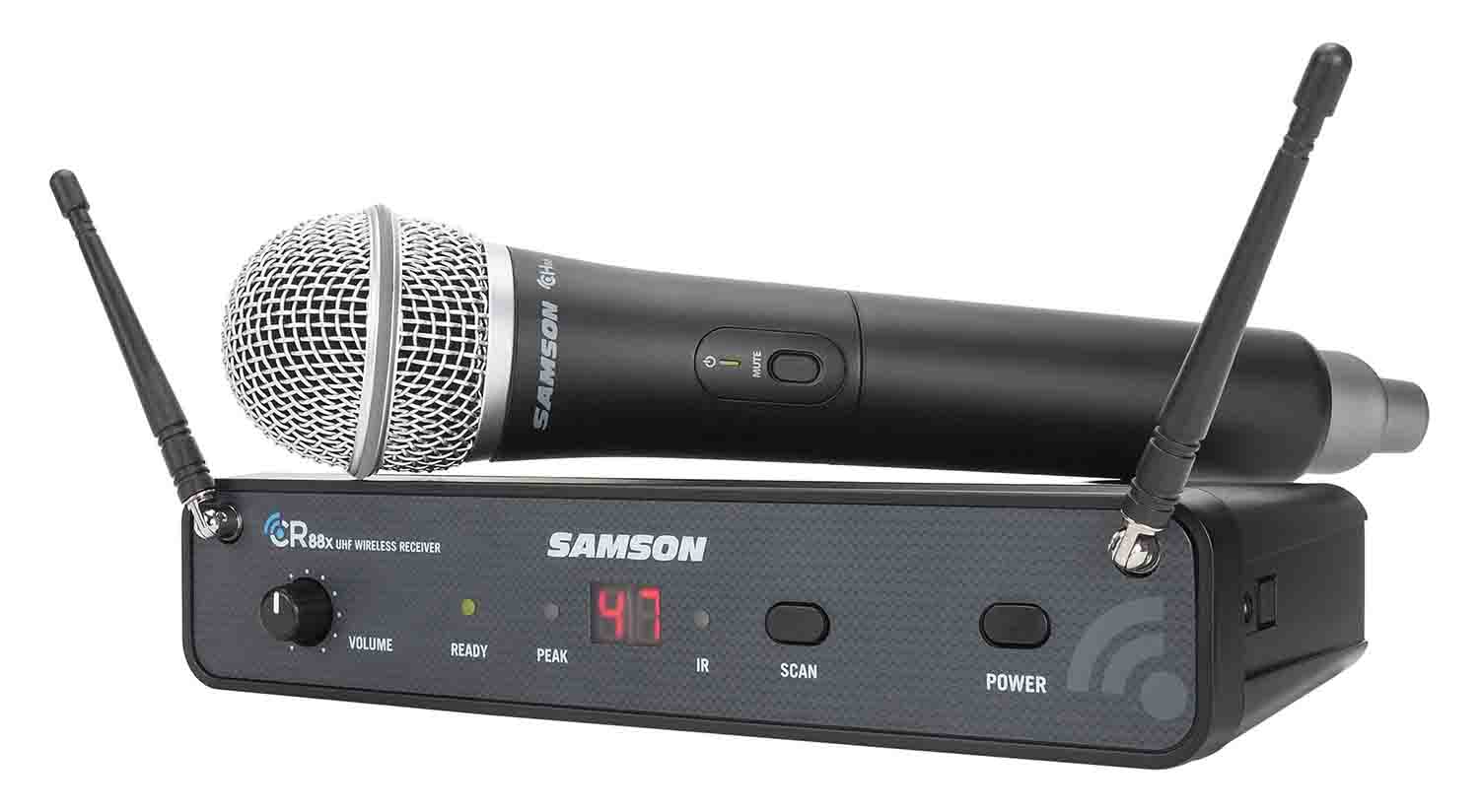 Samson SWC88XHQ7-K Concert 88x Wireless Handheld Microphone System with Q7 Mic Capsule - Hollywood DJ
