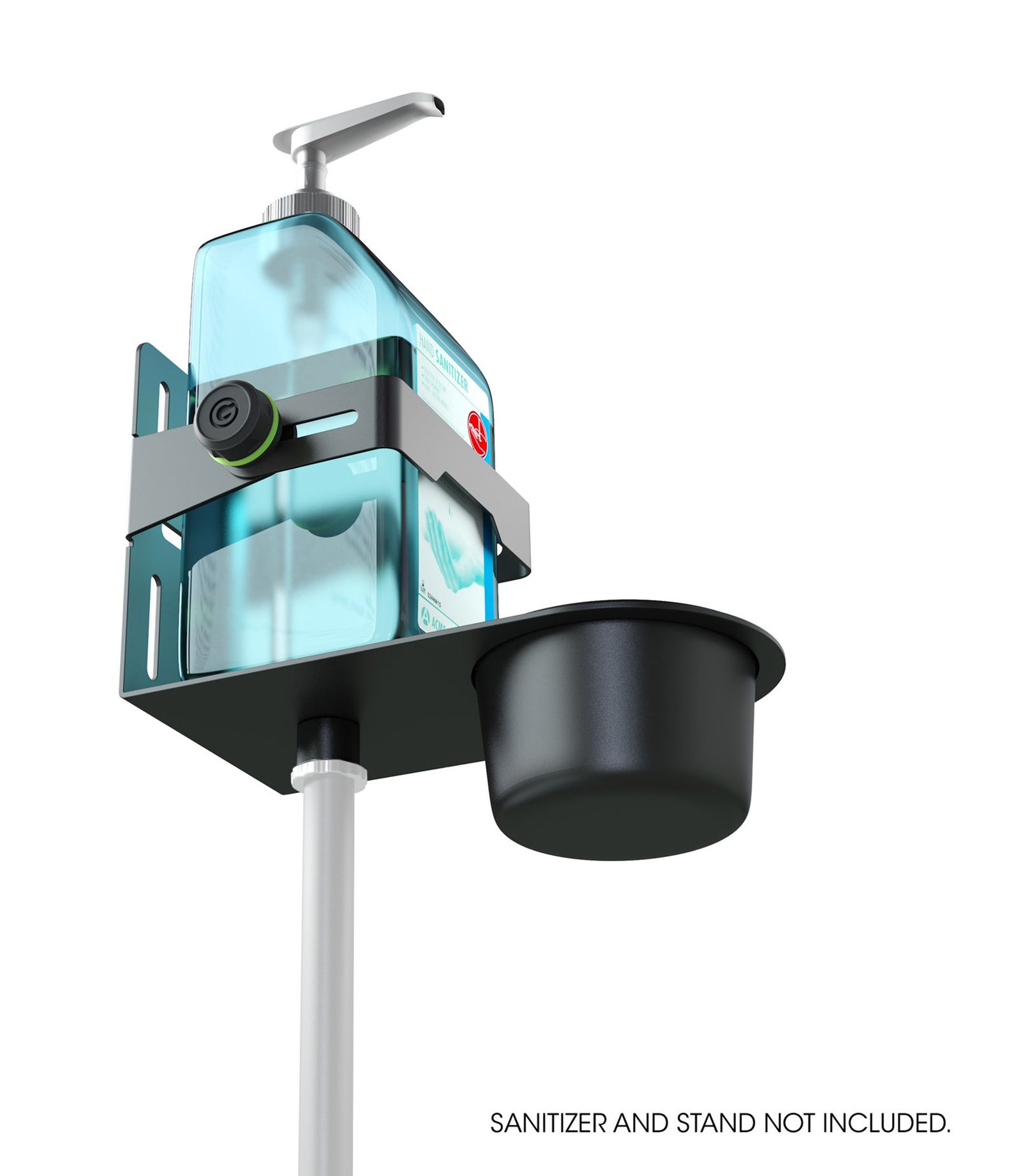 Gravity MA DIS 01 B, Universal Disinfectant Holder - Black - Hollywood DJ