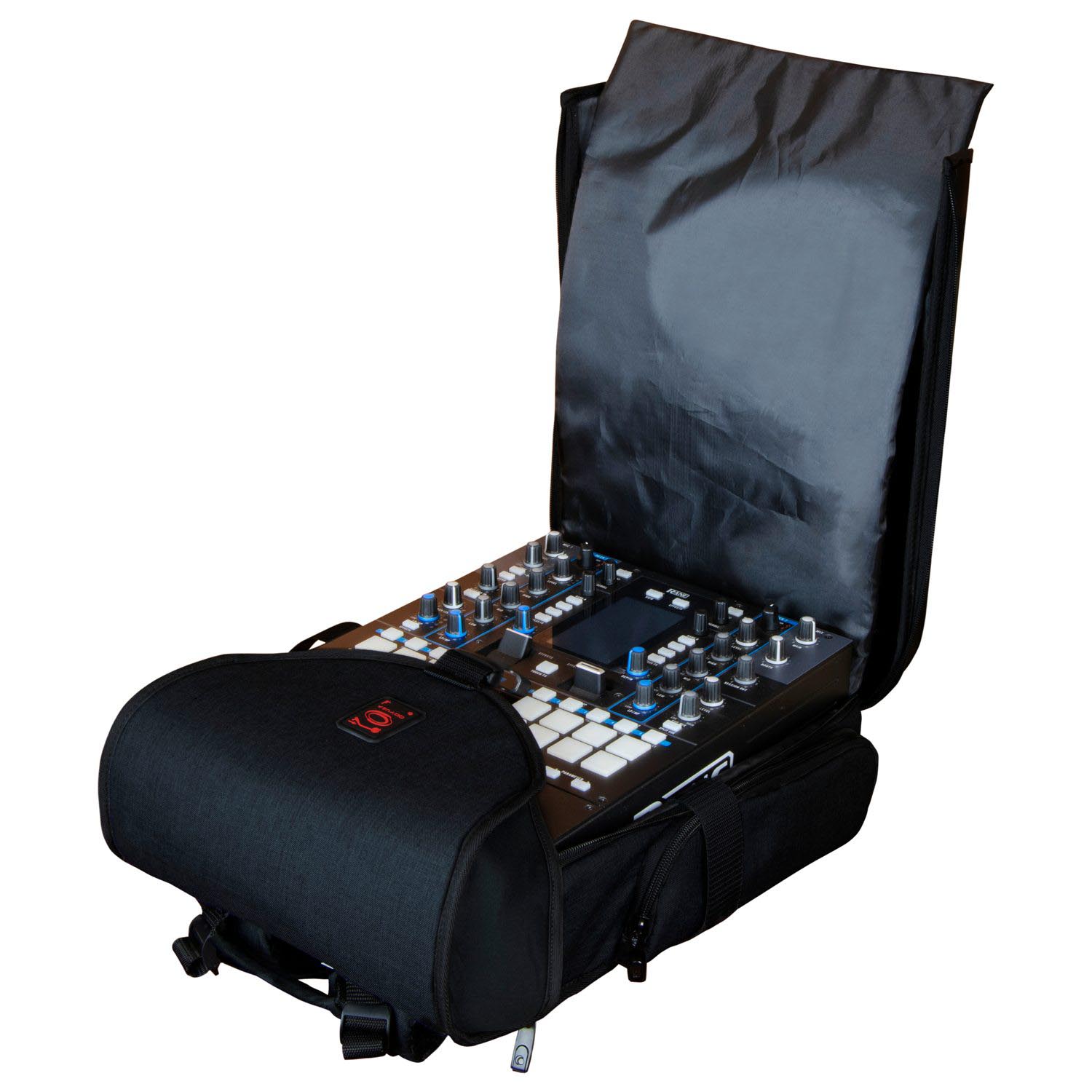 Odyssey BHS12BPBLK Hard Shell DJ Backpack - Black - Hollywood DJ