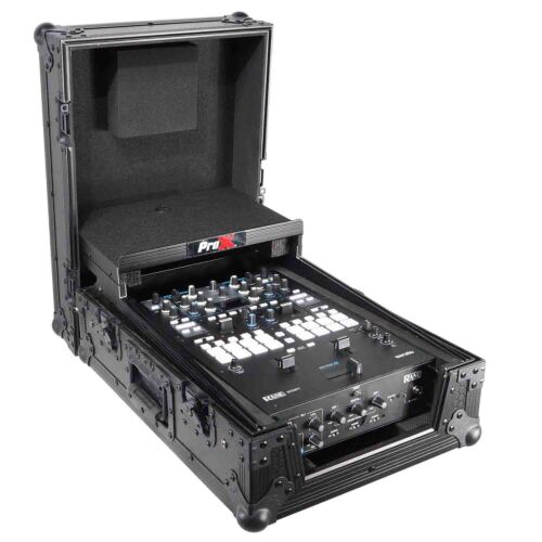 ProX XS-RANE-72-LTBL-MK2 DJ Mixer Road Case With Laptop Shelf for Rane 72 and 70 - 11" - Hollywood DJ