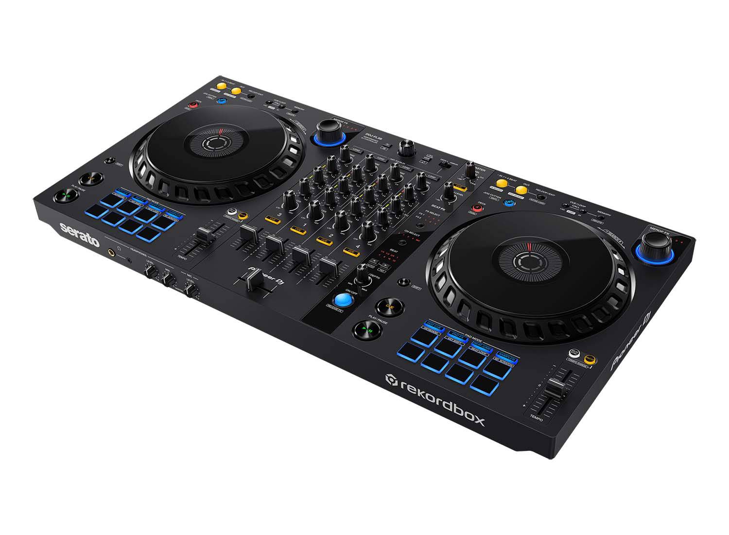 DJ Travel Package with Pioneer DJ DDJ-FLX6 Controller, Headliner HL20000 Laptop Stand and ProX XB-DJCL DJ Bag - Hollywood DJ