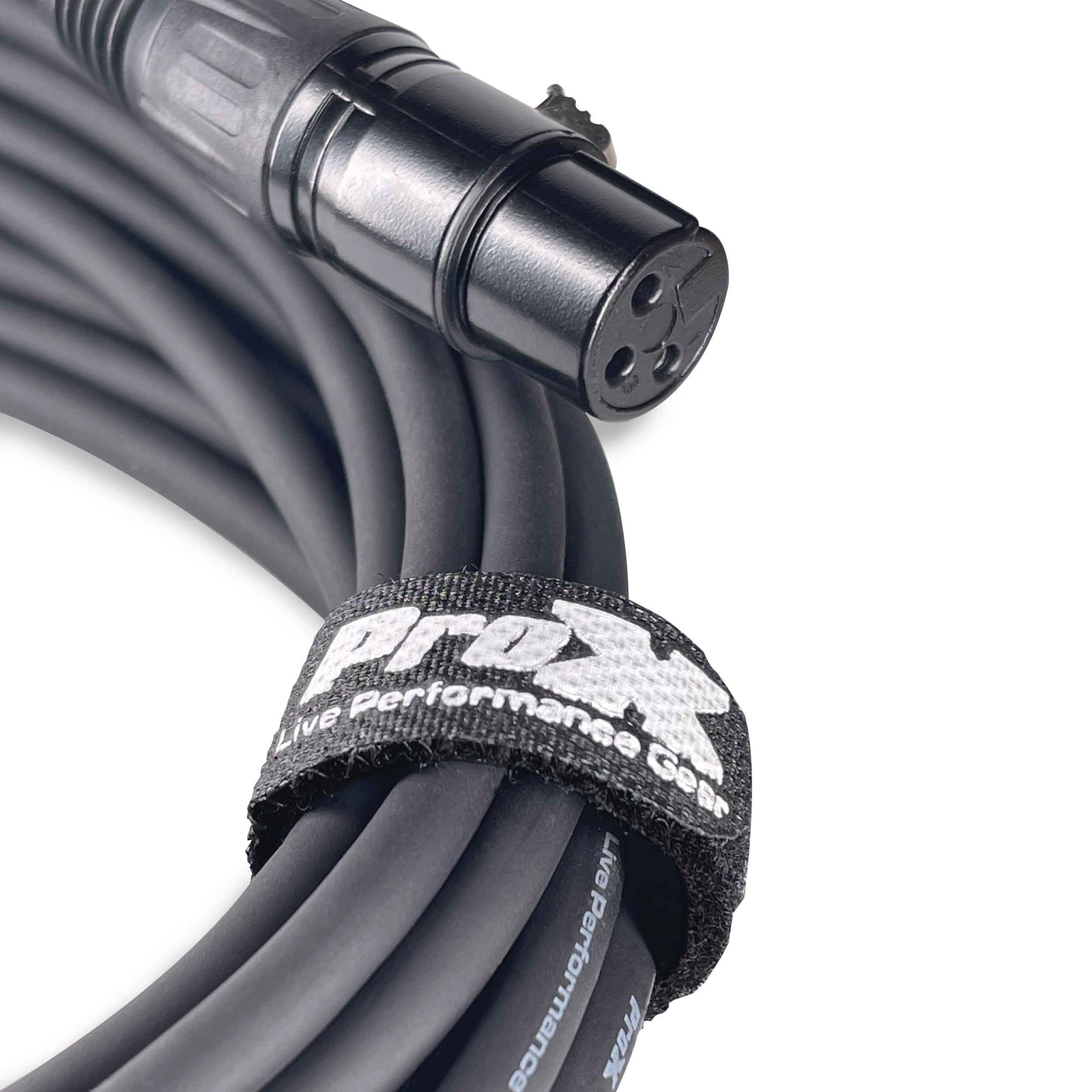 ProX XCP-ECON-M10, ProX Branded Professional Premium Mic Cable XLR Male to XLR Female - 10 Feet - Hollywood DJ