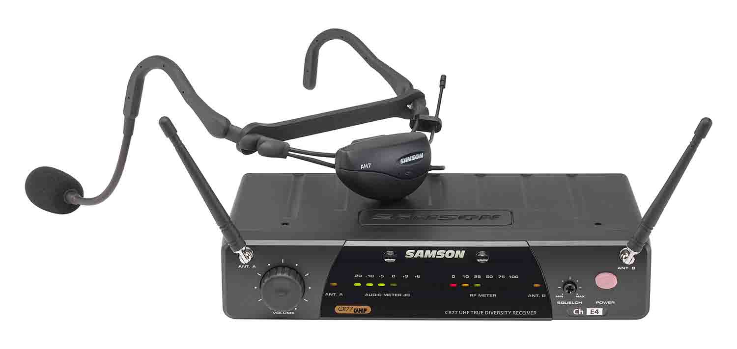 Samson SW7A7SQE-K1 Wireless Fitness Headset Microphone System - Hollywood DJ