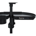 Gator Frameworks GFW-MICACCTRAYXL Extra Large Mic Stand Accessory Tray - Hollywood DJ