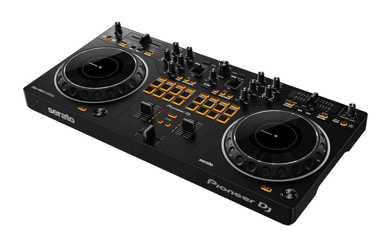 Pioneer Pro DJ Bundle with DDJ-REV1 + DM-40 Set + HDJ-X5 Headphones - Hollywood DJ