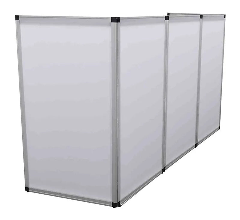 JMAZ Event Facade Booth Adjustable Size Lightweight Aluminum Frame Dj Booth, 4 Detachable Sections