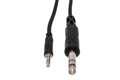 Hosa CMS-105 Stereo Interconnect 3.5 mm TRS to 1/4 in TRS – 5 Feet - Hollywood DJ