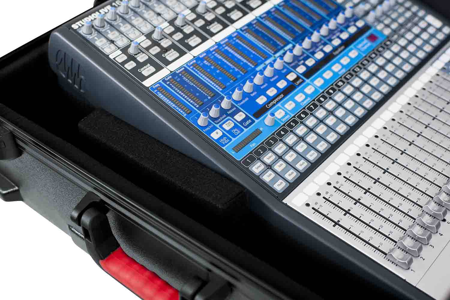 Gator Cases GTSA-MIX222508 Polyethylene DJ Mixer and Equipment Case - 22″x25″x8″ - Hollywood DJ
