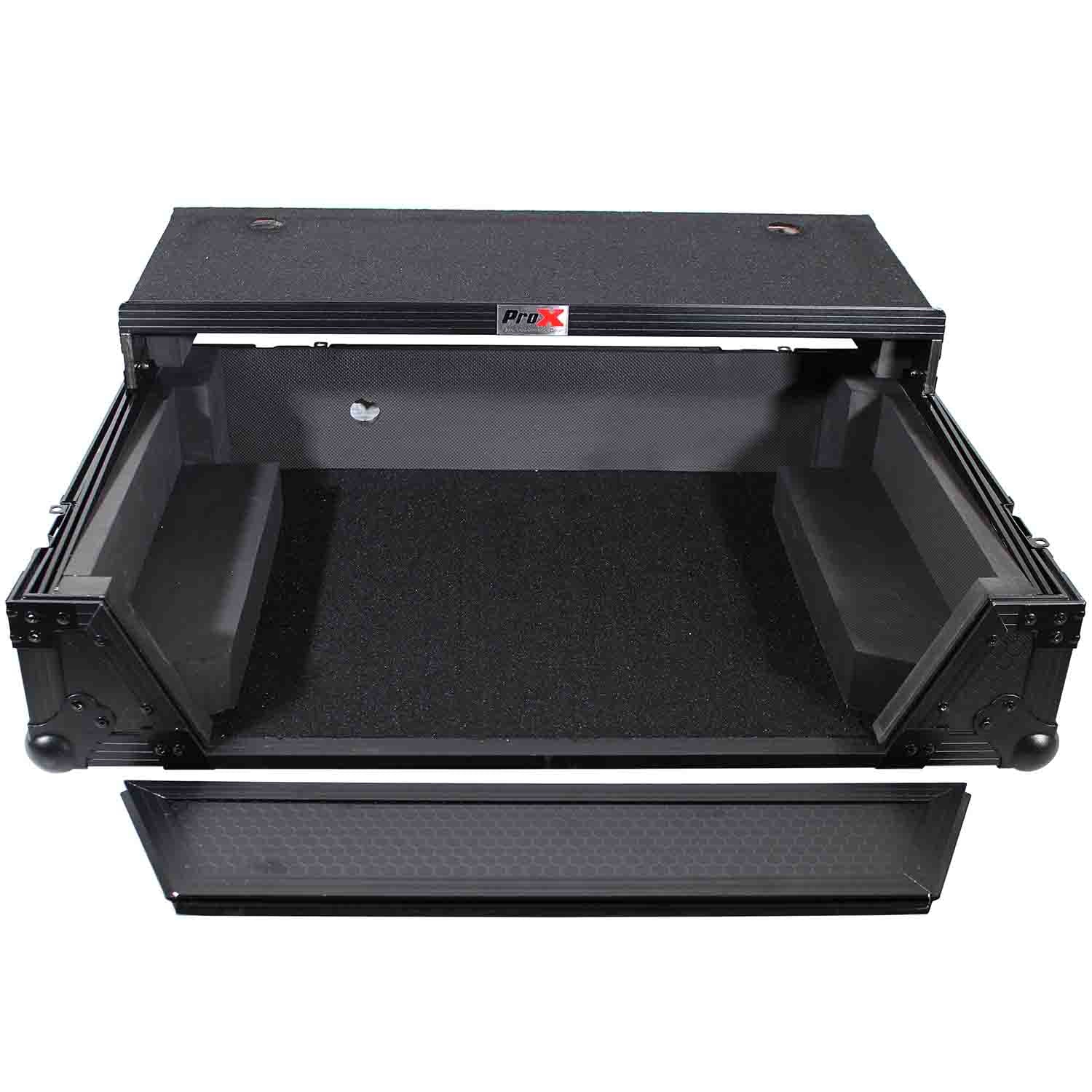 B-Stock Scratch & Dent: ProX XS-PRIME2 LTBL DJ Flight Case for Denon Prime 2 Standalone DJ System - Black on Black ProX Cases