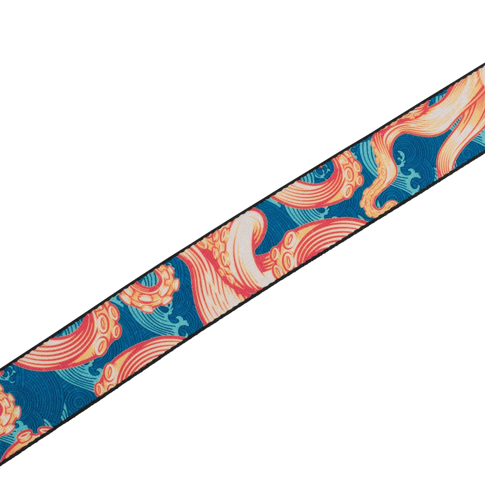 Levy's Leathers MPD2-117 2” Wide Polyester Guitar Strap with Tentacles and Waves Motif - Hollywood DJ
