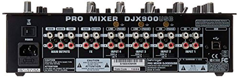 Behringer DJX900USB Professional 5-Channel DJ Mixer with Advanced Digital Effects | Open Box - Hollywood DJ