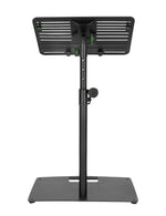 Gravity LTS T 02 B, Universal Laptop Stand with Adjustable Holding Pins and Steel Base - Black - Hollywood DJ