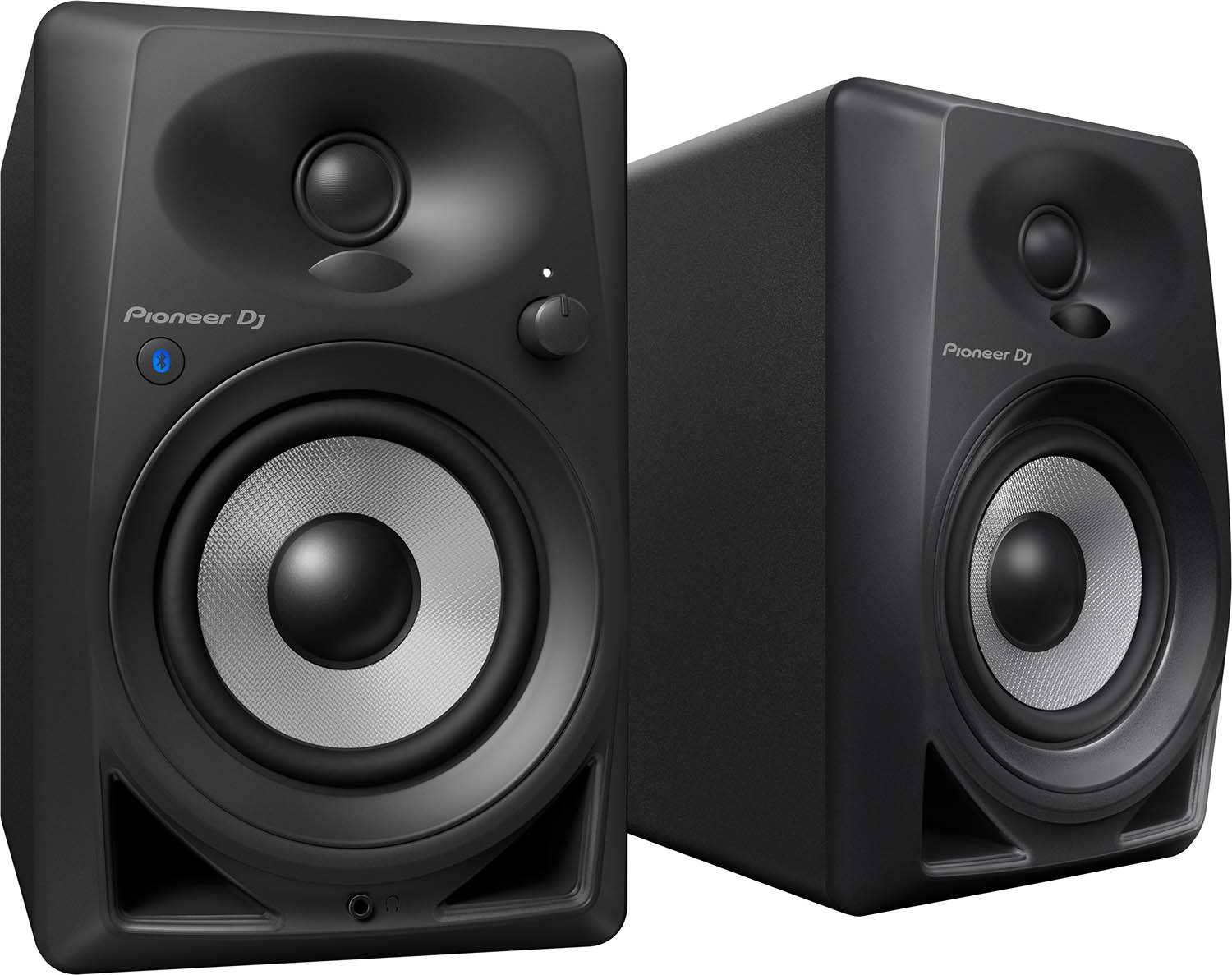 Pioneer DJ DM-40BT, 4 Inches Desktop Monitor Speakers (Pair) - Black - Hollywood DJ