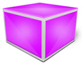 ProX XSA-2X2-16 LUMOStage 16-Inch High Acrylic Platform Riser Section with Clamps And 2 Side Acrylic Covers - Hollywood DJ