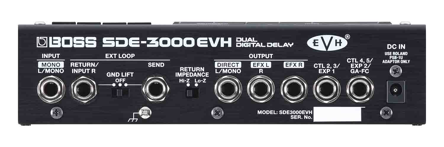 Boss SDE-3000EVH Dual Digital Delay Pedal - Hollywood DJ