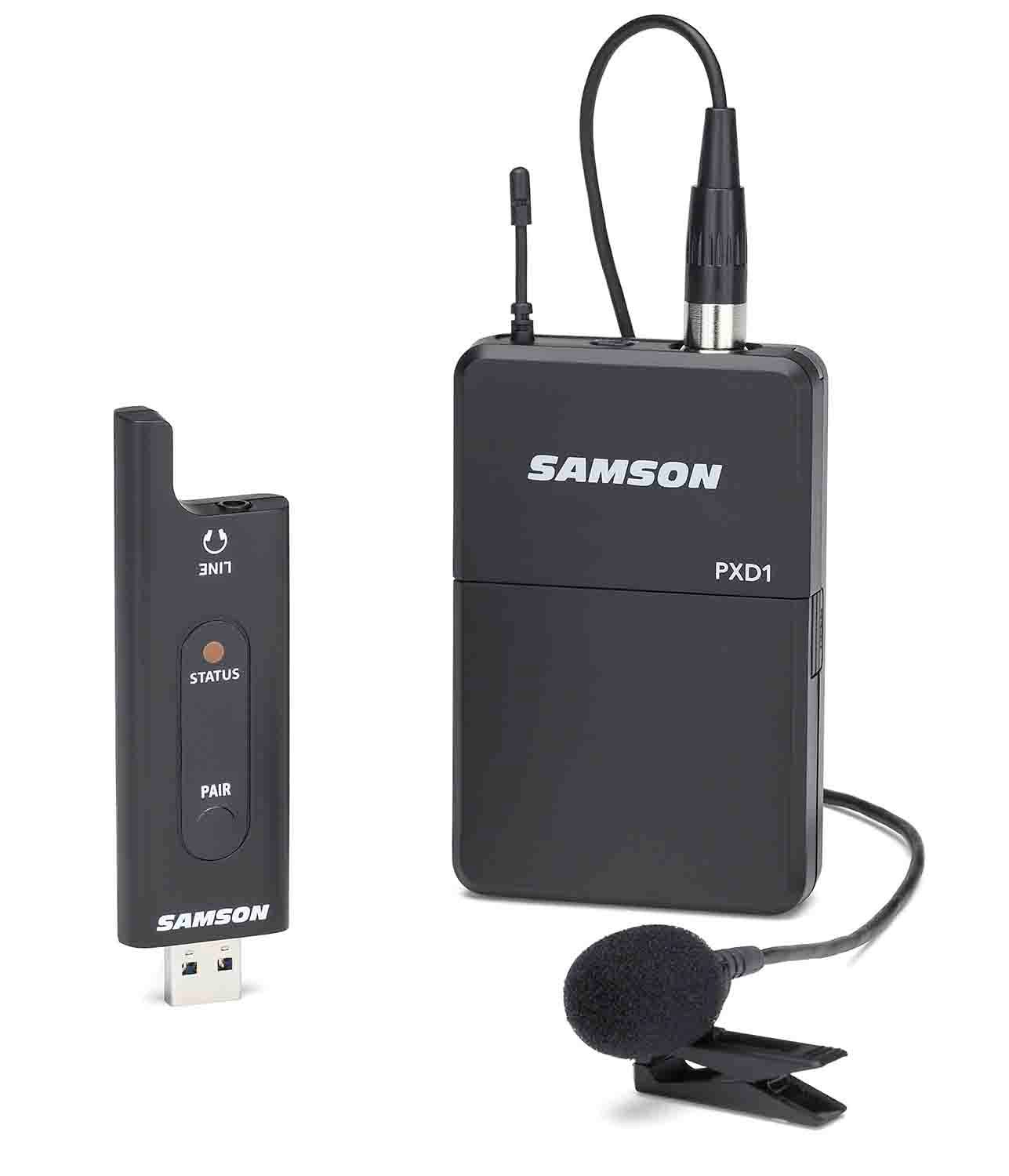 Samson SWXPD2BLM8, XPD2 Presentation USB Digital Wireless System - LM5 Lavalier Microphone - Hollywood DJ