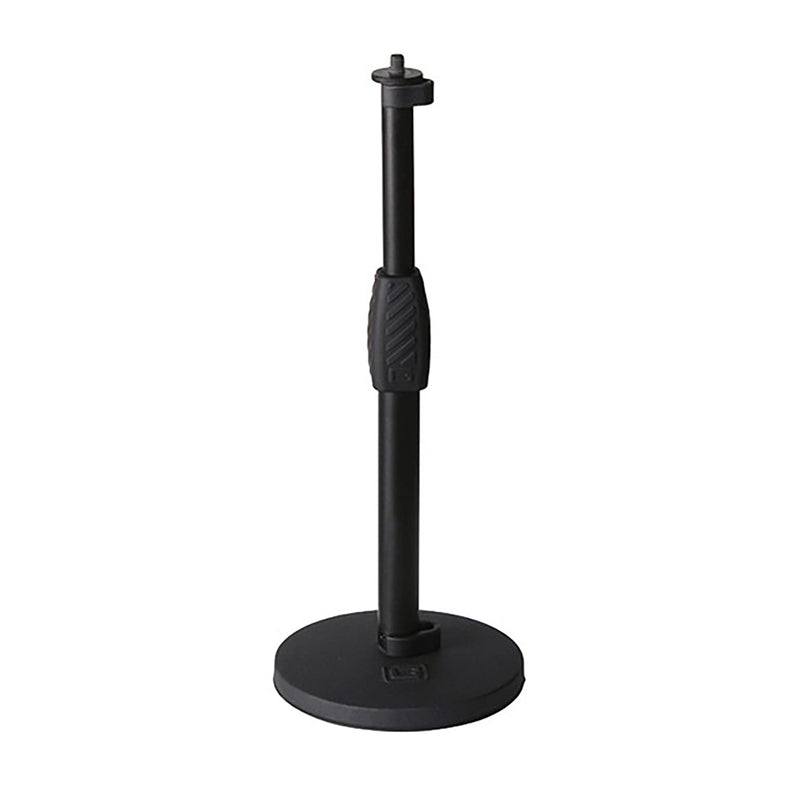 Gator Frameworks GFW-MIC-0601 Desktop Mic Stand with Round Base and Twist Clutch - Hollywood DJ