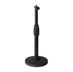 Gator Frameworks GFW-MIC-0601 Desktop Mic Stand with Round Base and Twist Clutch - Hollywood DJ