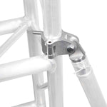 ProX T-CH16 Pro Clamp with Adjustable 180-degree Half Coupler Pin and Safety Clip - Hollywood DJ