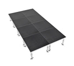 ProX XSU-8X16PKG, Stage One 8' x 16' Ft. Portable Stage Package - Includes 8x Units with Telescoping 16-22" Adjustable legs by ProX Cases