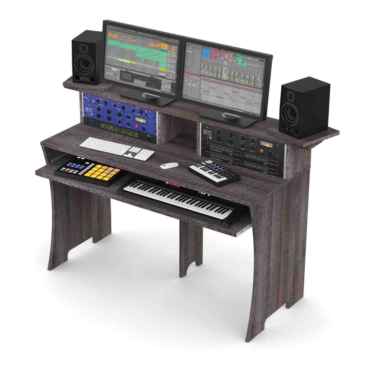 Glorious Workbench for Home and Project Studios - Driftwood - Hollywood DJ