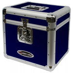 Odyssey KLP2BLU, KROM Series Blue Stackable Record / Utility Case for 70 12in Vinyl Records And LPs by Odyssey