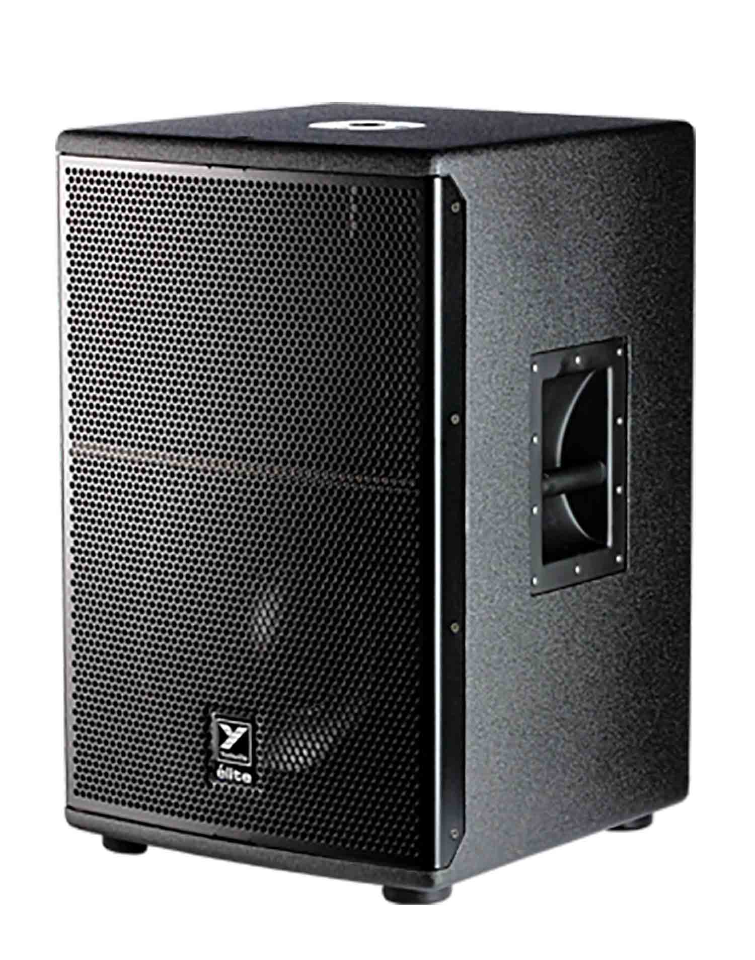 Yorkville Sound ES12P, Elite Series 1200W Powered Subwoofer with Bluetooth Control - 12 Inch - Hollywood DJ