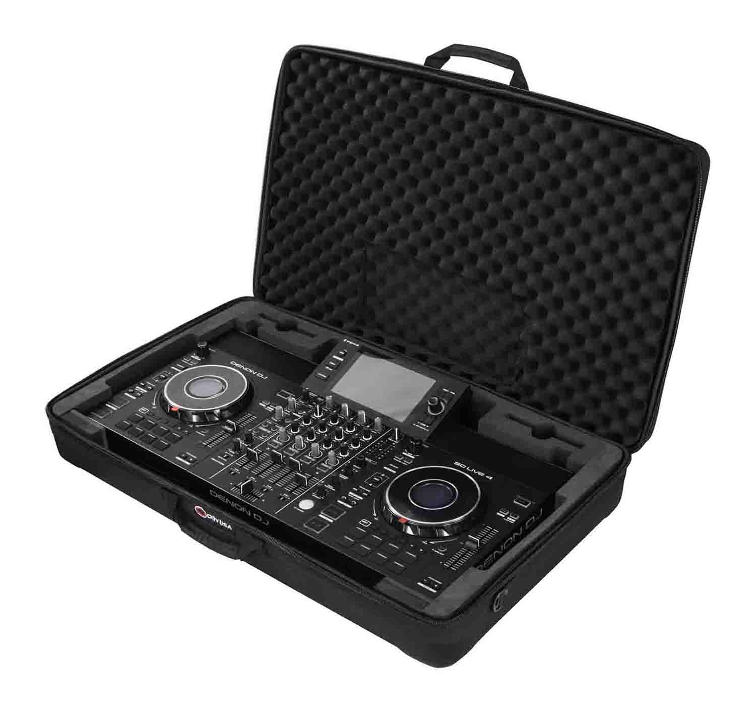 Odyssey BMSCLIVE4M Reinforced EVA Molded Case for Denon DJ SC LIVE 4 Dj Controller - Hollywood DJ