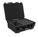 Gator Cases GM-16-MIC-WP Waterproof DJ Case for 16 Wired Microphone - Hollywood DJ