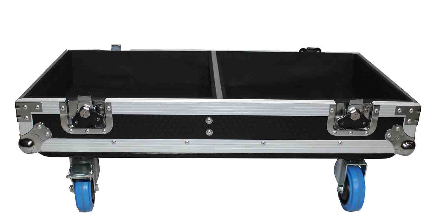 ProX X-RCF-HD32A Flight Case for 2x RCF HD 32-A Two Way Speaker with 4-inch Wheels - Hollywood DJ