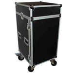 ProX T-18MRSSMK2, 18U Rack x 10U Top Mixer DJ Combo Flight Case - Hollywood DJ