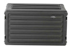 SKB Cases 1SKB-R6S Roto Molded Shallow 6U Rack Case - Hollywood DJ