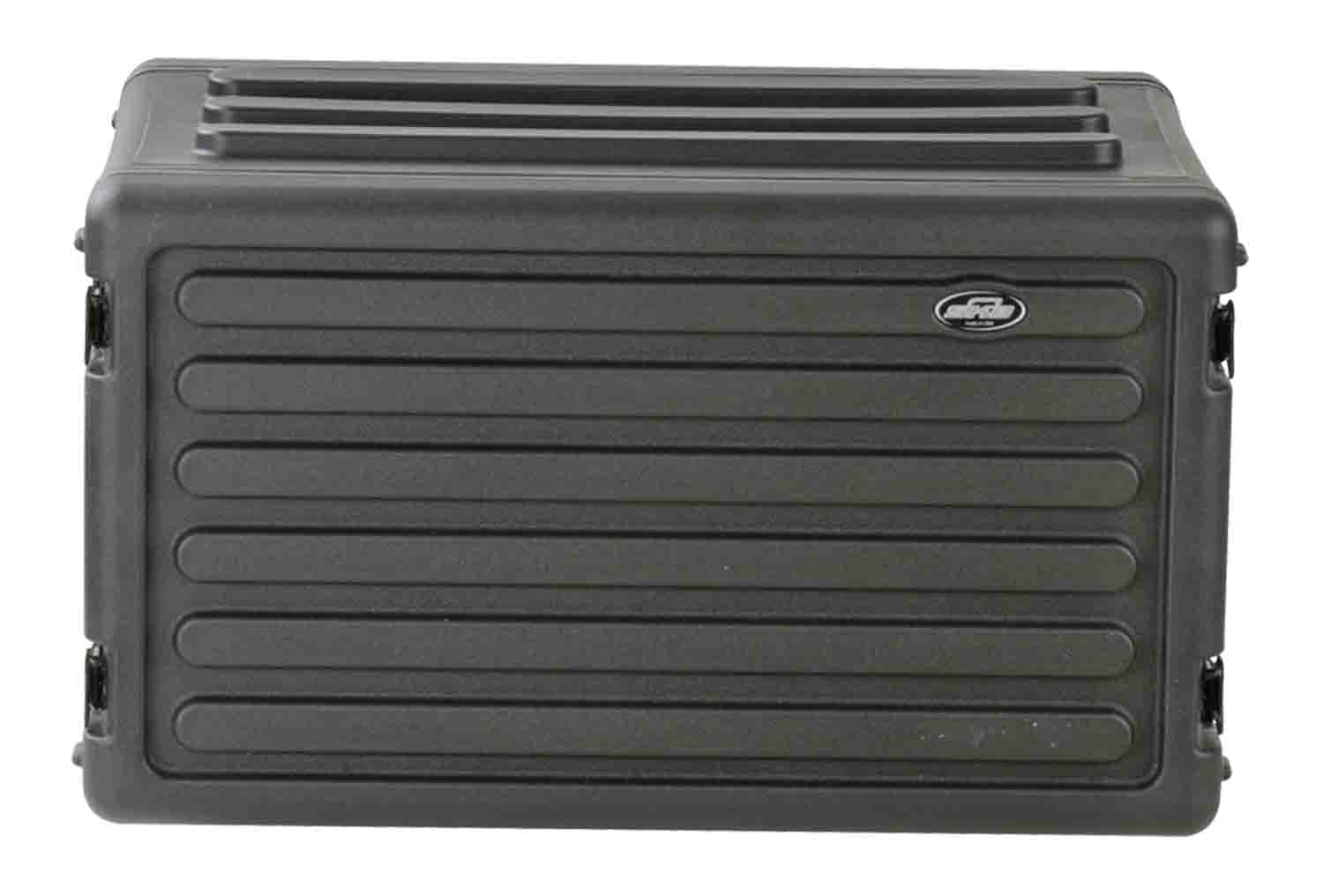 SKB Cases 1SKB-R6S Roto Molded Shallow 6U Rack Case - Hollywood DJ