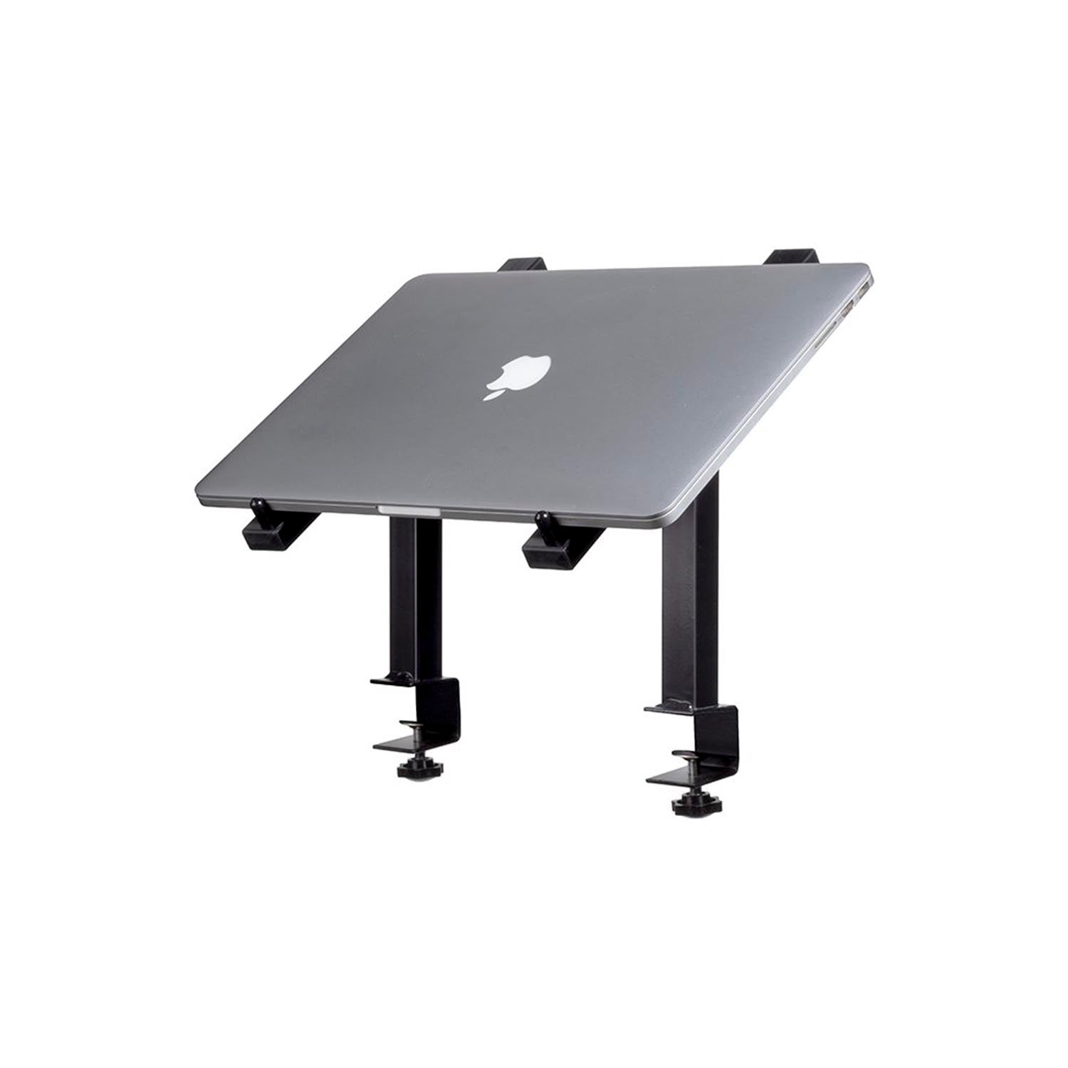 C-Stock: Headliner HL20002 La Brea Laptop Stand Brackets, Pair of Mounting Brackets with Table Clamps - Hollywood DJ