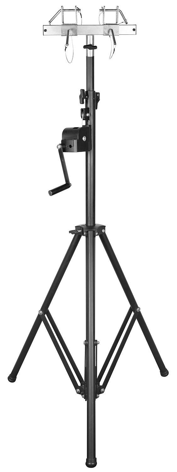 Chauvet Trusst CTCS30, 3 Meters Crank Up Tower Stand With T-Bar Adaptor - Hollywood DJ