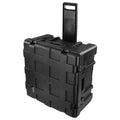 Odyssey VU222312HWNF Empty Bottom Interior Injection-Molded Trolley Utility Case - 23″ x 22″ x 10.5″ - Hollywood DJ