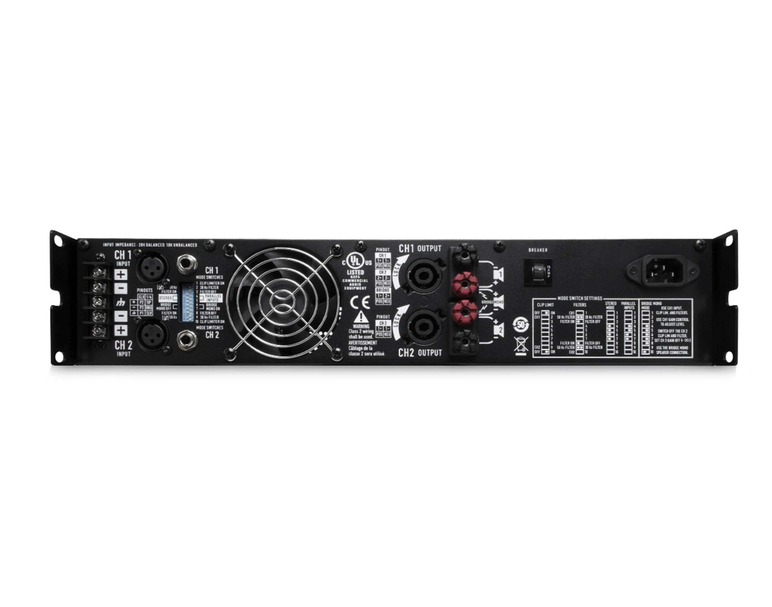 QSC Rmx2450a2 Channel Power Amplifier - Hollywood DJ