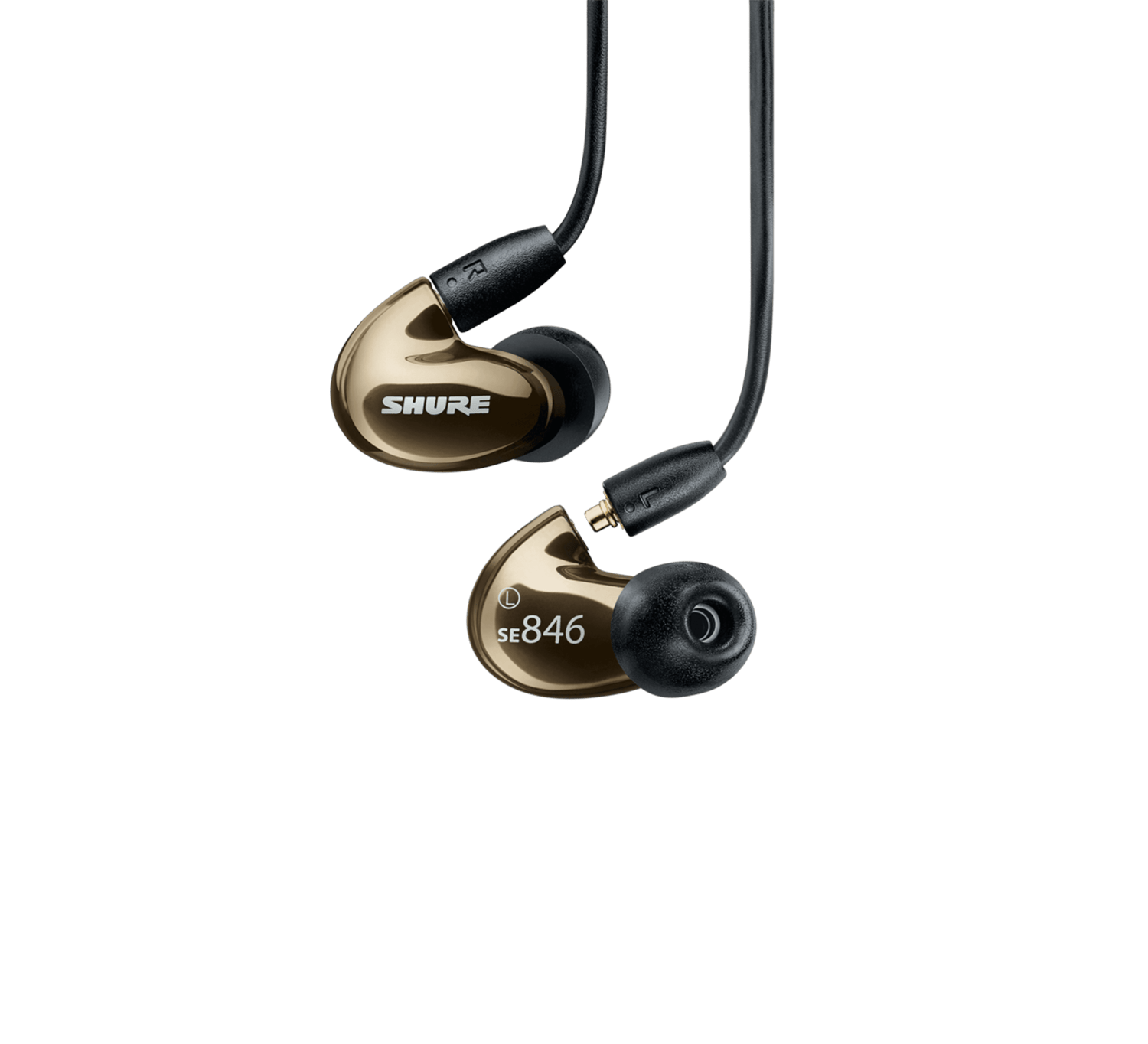 Shure SE846-BNZ+BT1, BRONZE SE846 W/UNI AND RMCE-BT1 In Ear Monitors - Hollywood DJ