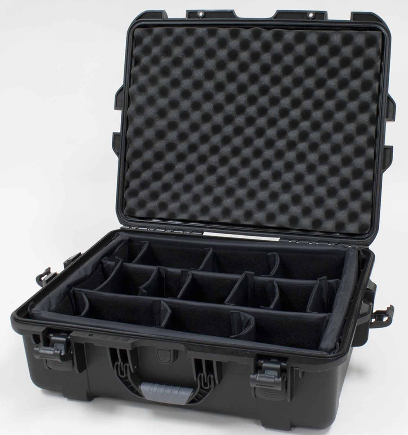 Gator Cases GU-2217-08-WPDV DJ Waterproof Case with Divider System - 22"x17"x8.2" - Hollywood DJ
