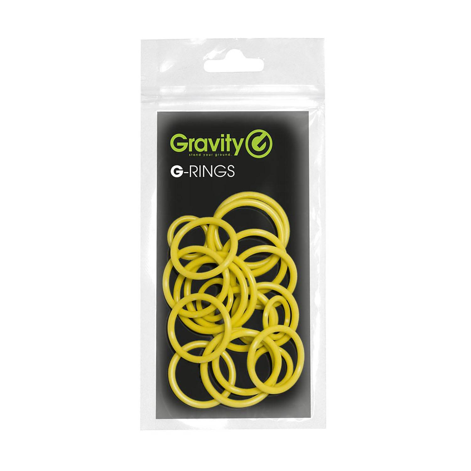 Gravity GRP5555YEL1 Universal Gravity Ring Pack, Sunshine Yellow - Hollywood DJ
