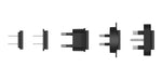 Sennheiser ADAPTER SET NT 12-5, Full Prong Set for EW-D EM Receivers - Hollywood DJ
