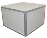 ProX XSA-2X2-16 LUMOStage 16-Inch High Acrylic Platform Riser Section with Clamps And 2 Side Acrylic Covers - Hollywood DJ