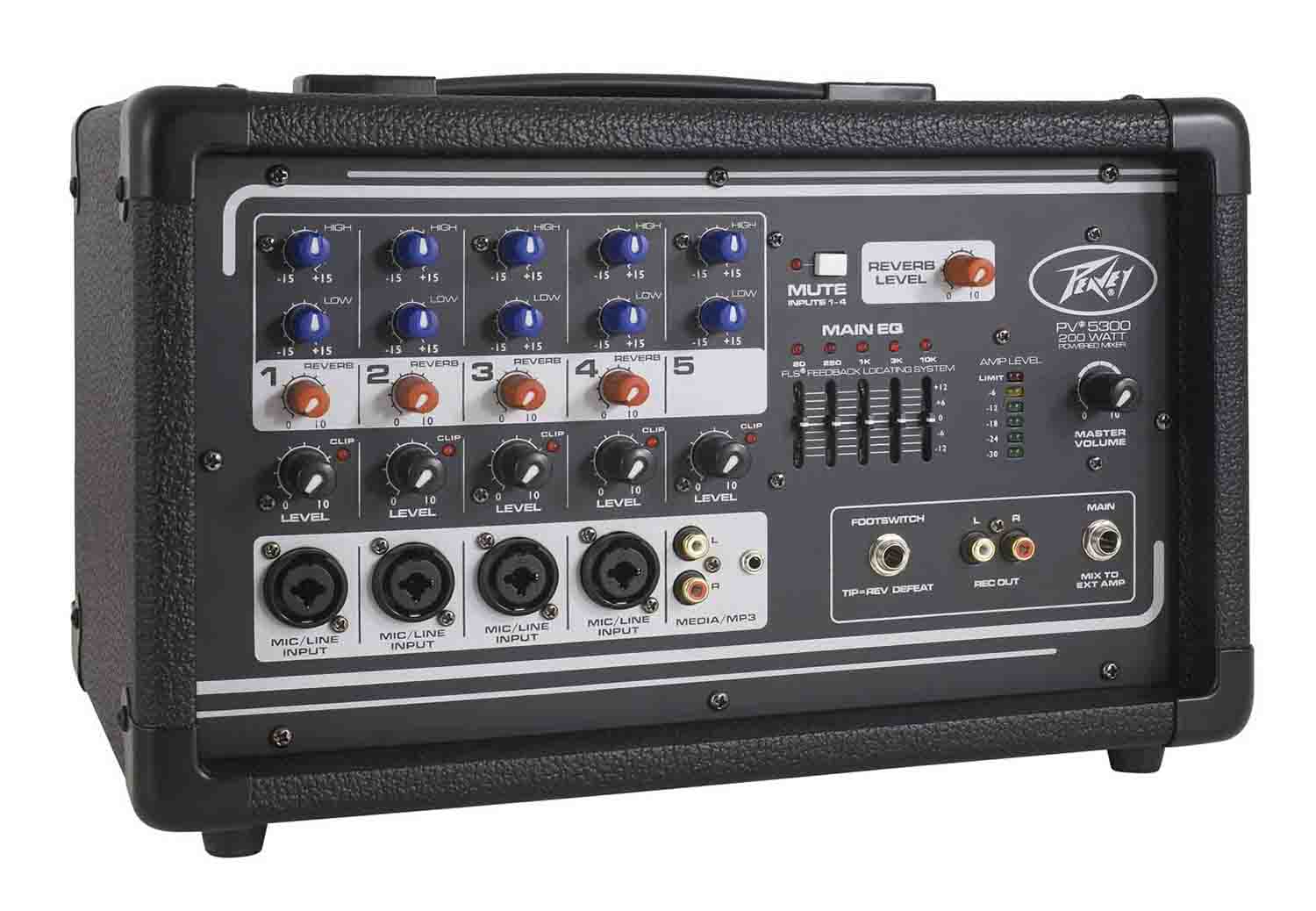 Peavey PV 5300, All in One Powered Mixer - Hollywood DJ