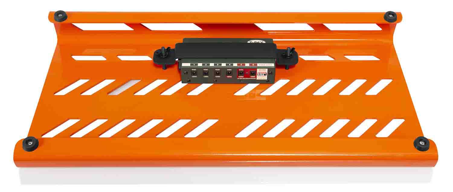 Gator Cases GPB-BAK-OR Large Pedal Board with Carry Bag - Orange - Hollywood DJ