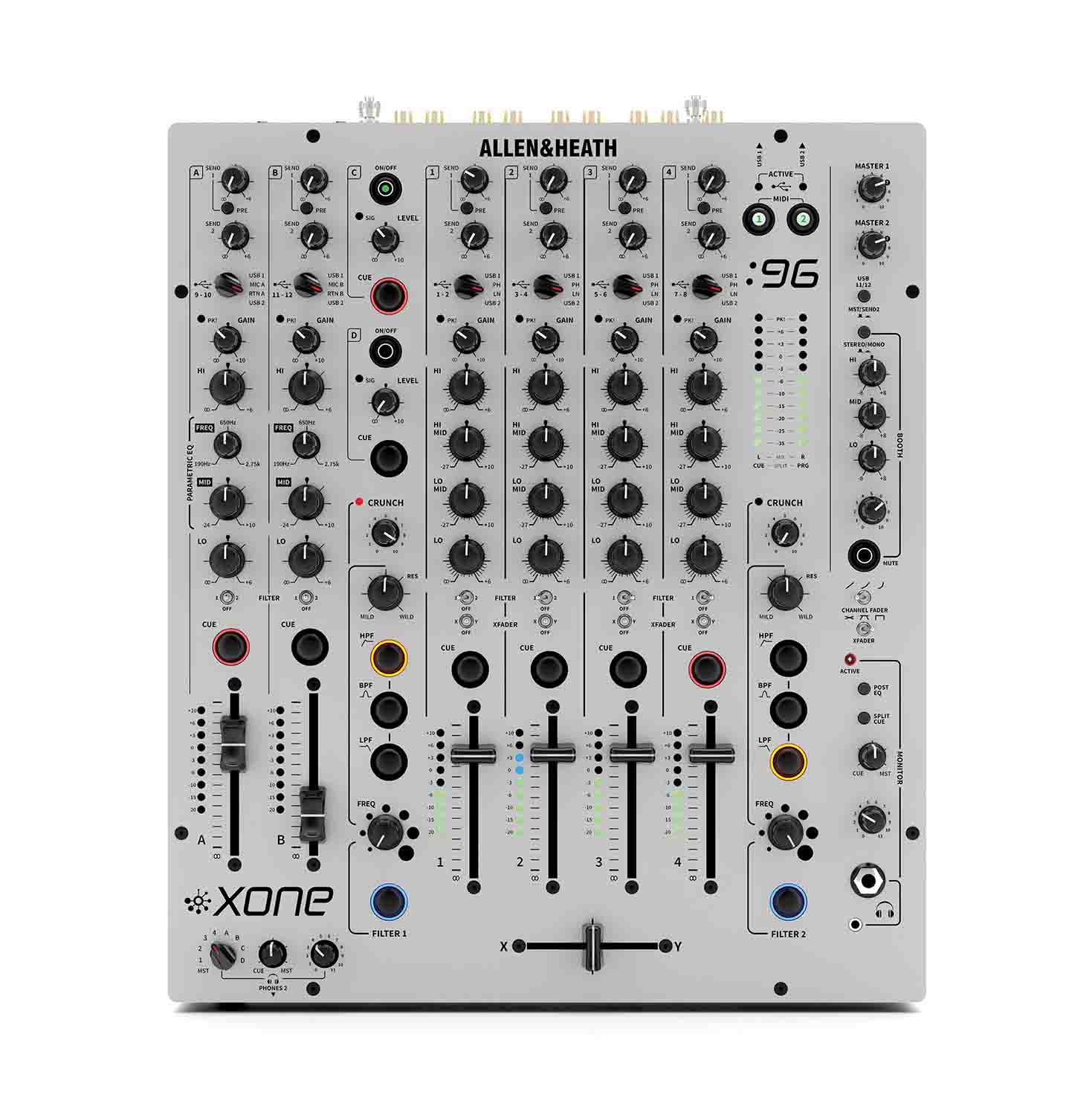 Allen & Heath XONE:96 Analogue DJ Mixer with Audio Interface - Hollywood DJ