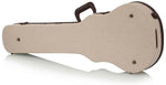 Gator Cases GW-JM LPS Deluxe Wood Case for Les Paul Style Guitars - Journeyman Burlap Exterior - Hollywood DJ