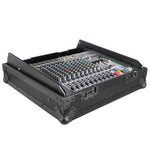 ProX XS-19MIXLTBL DJ Mixer Case, 10U Top Mount 19 Inch Slanted - Black on Black - Hollywood DJ