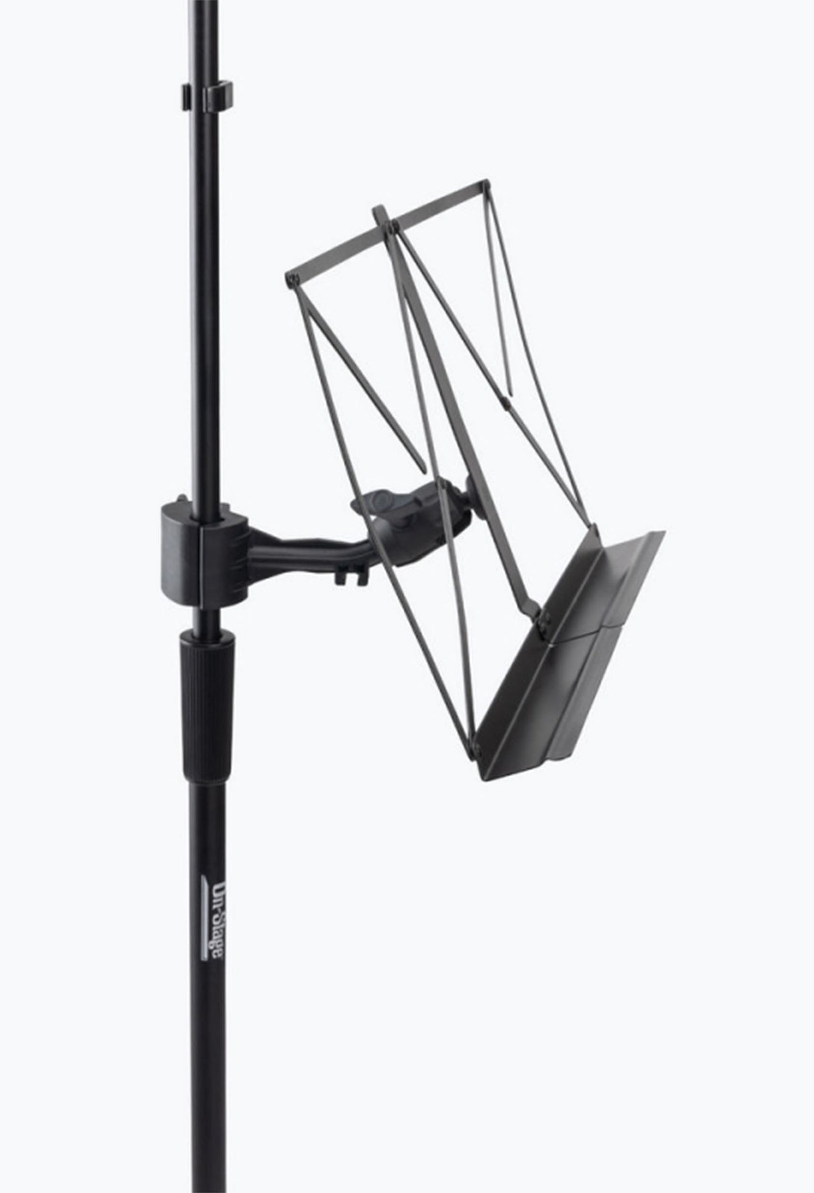 On Stage SMC1500, Clamp-On Sheet Music Bookplate for Mic Stands On-Stage